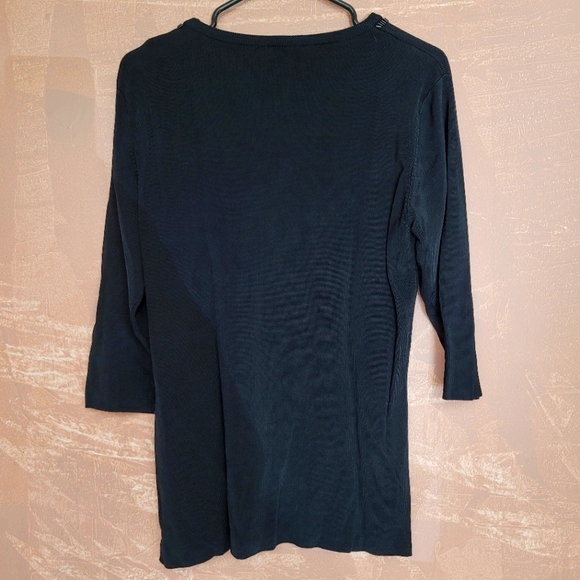 Ladies Sash top black. Size L - Picture 4 of 4